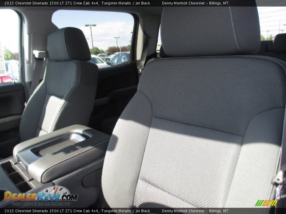 2015 Chevrolet Silverado 1500 LT Z71 Crew Cab 4x4 Tungsten Metallic / Jet Black Photo #11