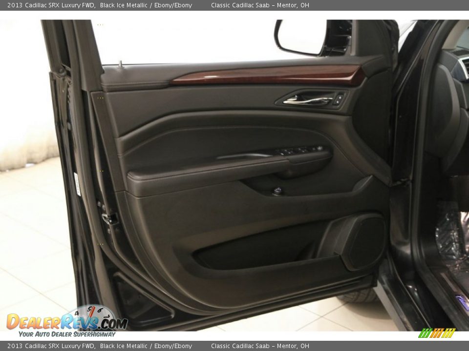 2013 Cadillac SRX Luxury FWD Black Ice Metallic / Ebony/Ebony Photo #4