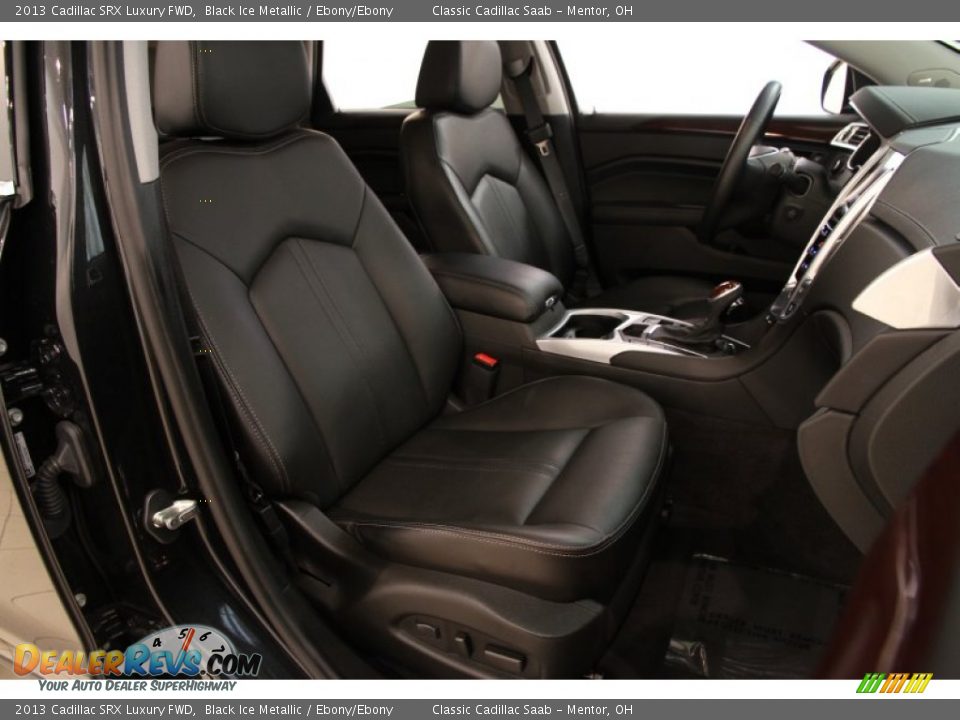 2013 Cadillac SRX Luxury FWD Black Ice Metallic / Ebony/Ebony Photo #16