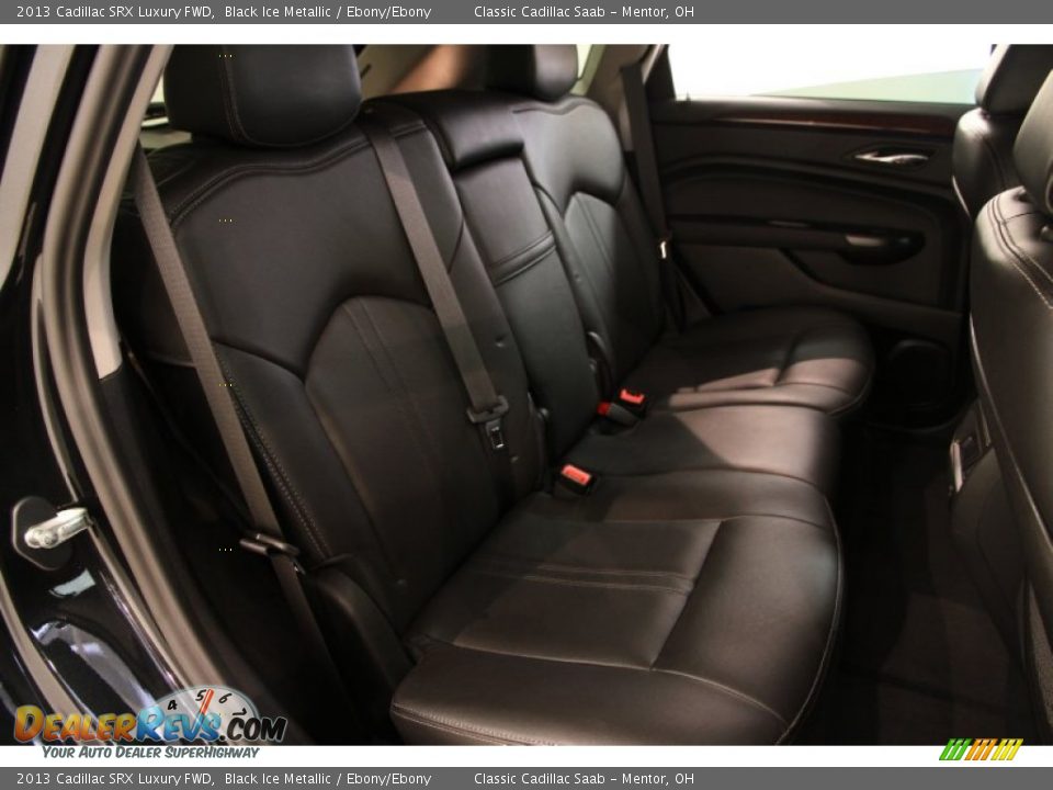 2013 Cadillac SRX Luxury FWD Black Ice Metallic / Ebony/Ebony Photo #17