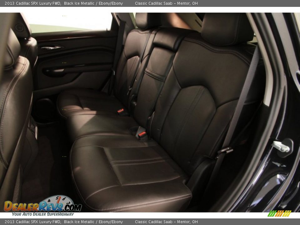 2013 Cadillac SRX Luxury FWD Black Ice Metallic / Ebony/Ebony Photo #18
