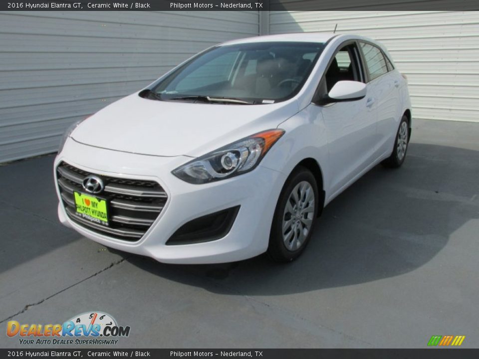 2016 Hyundai Elantra GT Ceramic White / Black Photo #7