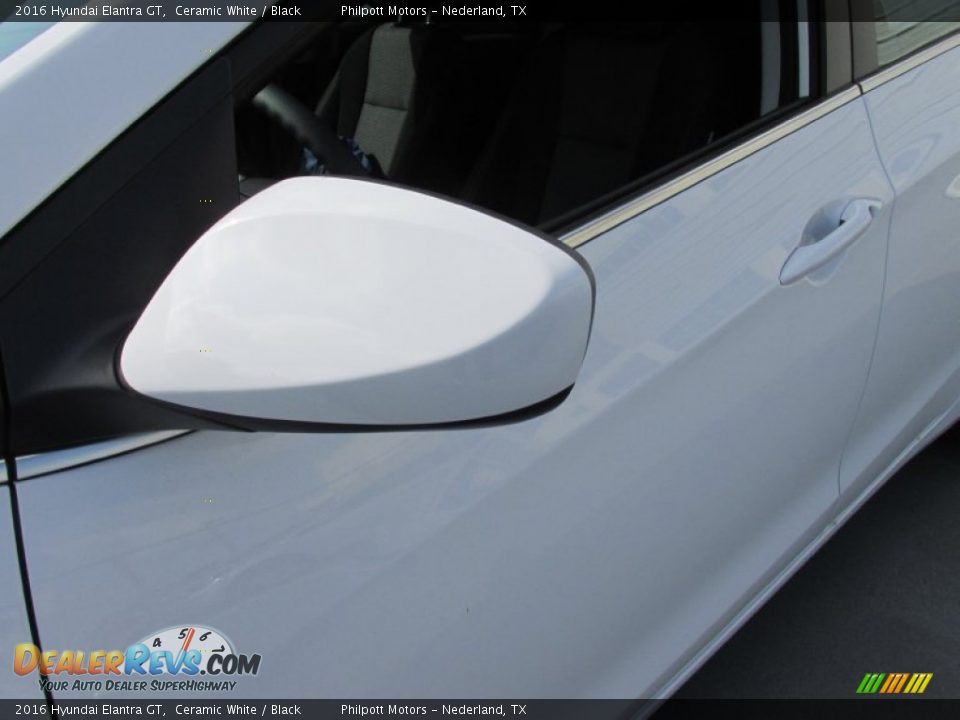 2016 Hyundai Elantra GT Ceramic White / Black Photo #12