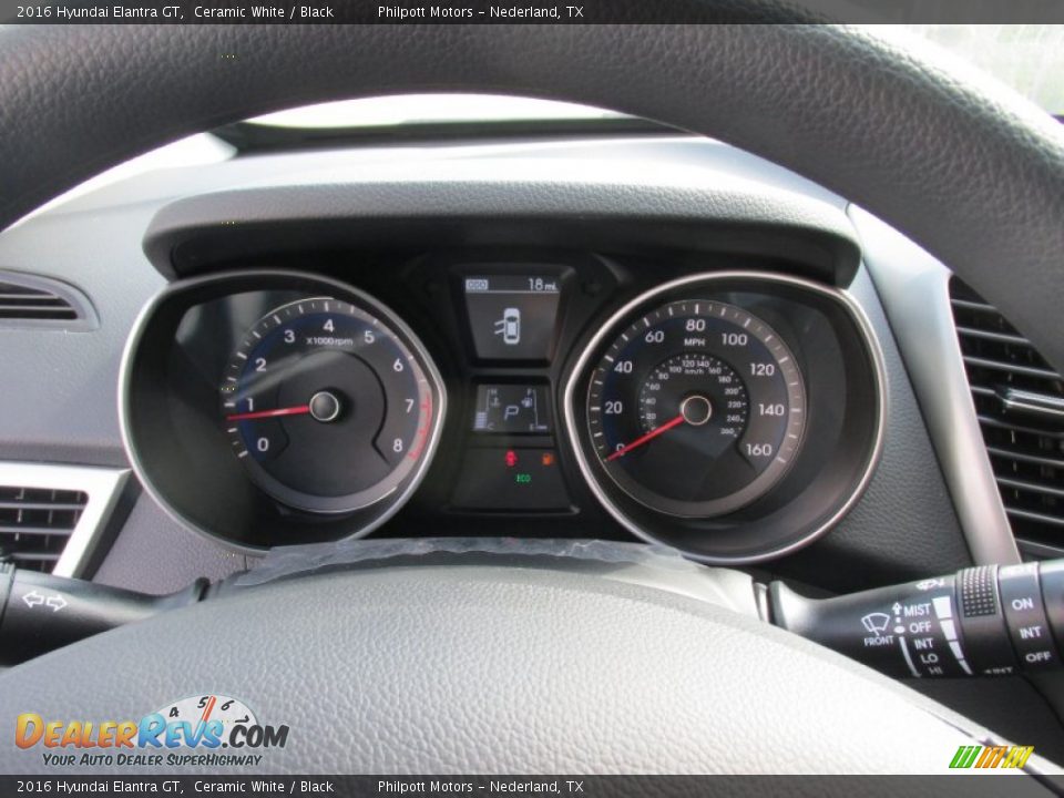 2016 Hyundai Elantra GT Ceramic White / Black Photo #29