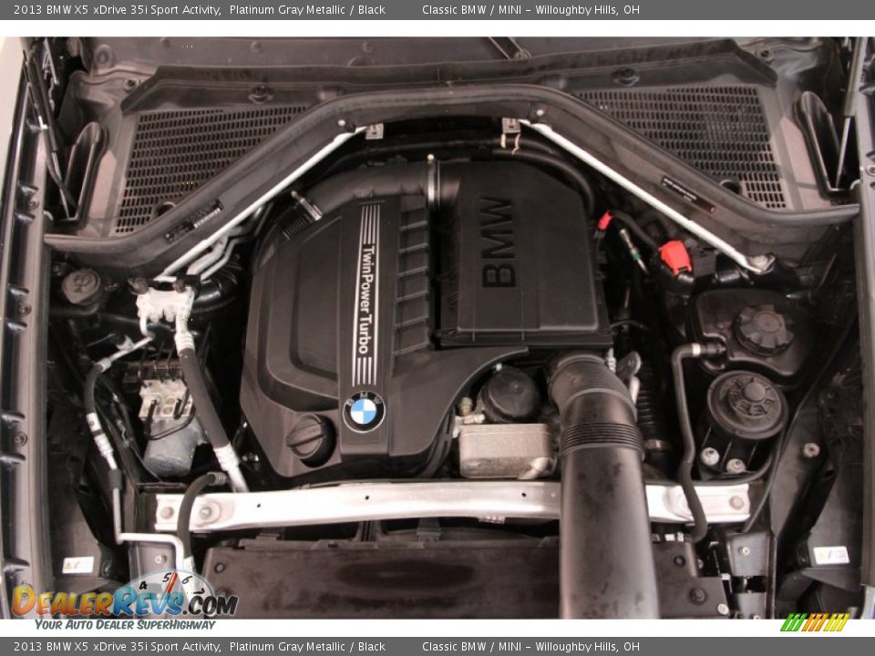 2013 BMW X5 xDrive 35i Sport Activity Platinum Gray Metallic / Black Photo #19