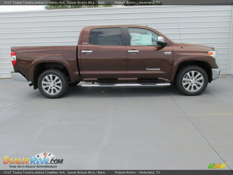 Sunset Bronze Mica 2015 Toyota Tundra Limited CrewMax 4x4 Photo #3