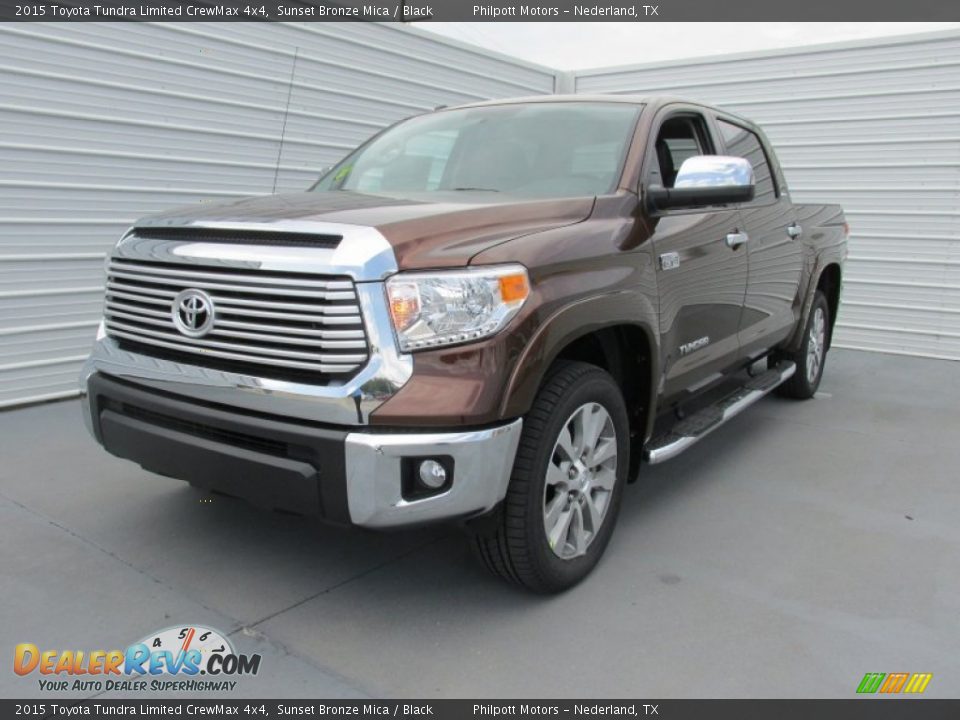 2015 Toyota Tundra Limited CrewMax 4x4 Sunset Bronze Mica / Black Photo #7