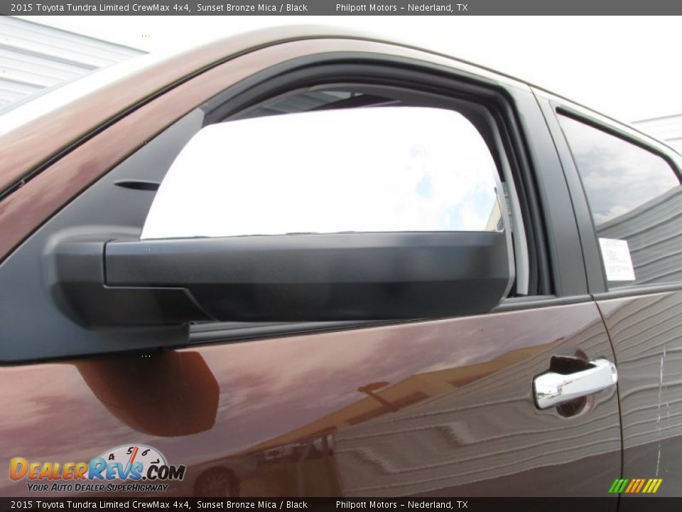 2015 Toyota Tundra Limited CrewMax 4x4 Sunset Bronze Mica / Black Photo #13