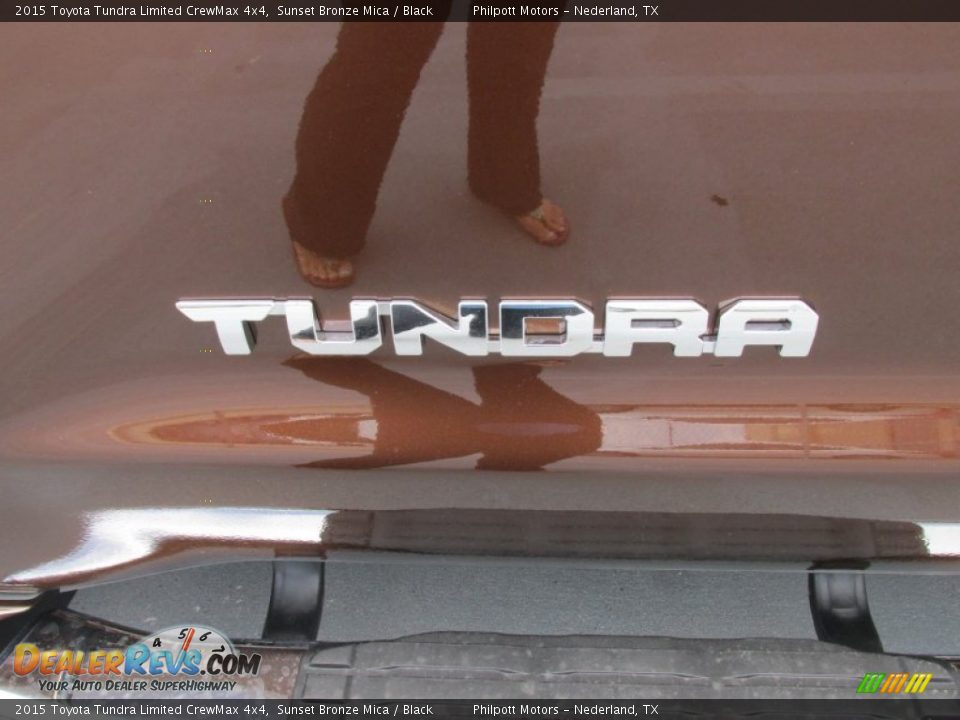 2015 Toyota Tundra Limited CrewMax 4x4 Sunset Bronze Mica / Black Photo #15