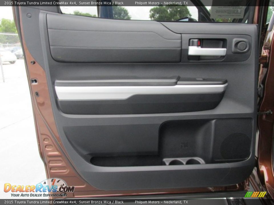 2015 Toyota Tundra Limited CrewMax 4x4 Sunset Bronze Mica / Black Photo #18