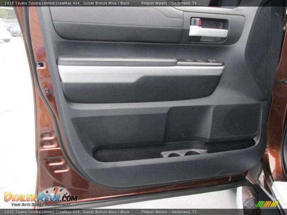 2015 Toyota Tundra Limited CrewMax 4x4 Sunset Bronze Mica / Black Photo #20