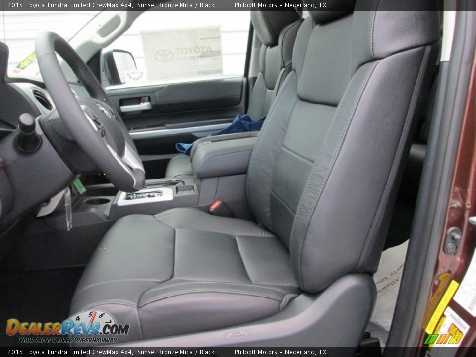 2015 Toyota Tundra Limited CrewMax 4x4 Sunset Bronze Mica / Black Photo #22