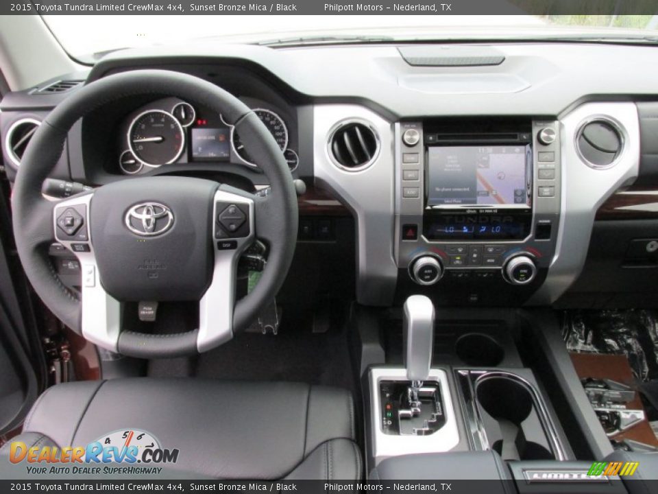 2015 Toyota Tundra Limited CrewMax 4x4 Sunset Bronze Mica / Black Photo #25