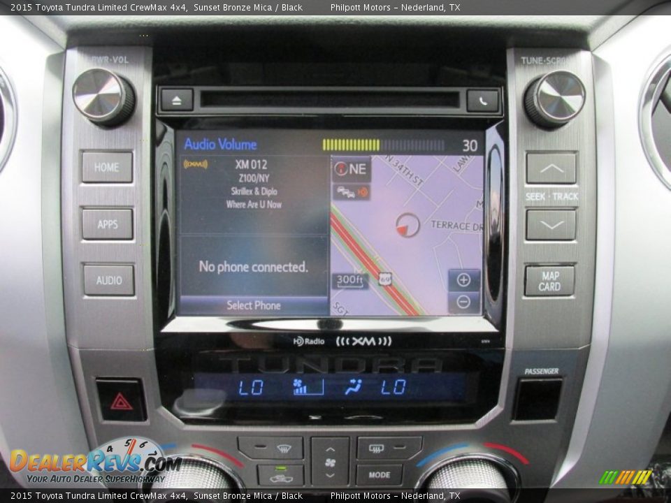 2015 Toyota Tundra Limited CrewMax 4x4 Sunset Bronze Mica / Black Photo #27