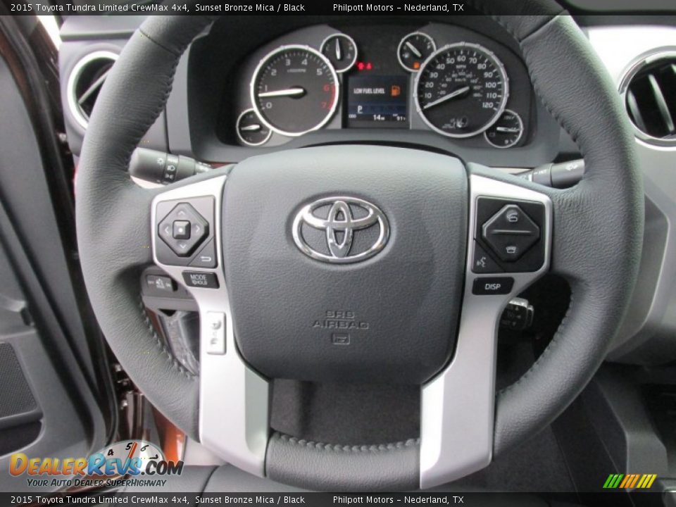 2015 Toyota Tundra Limited CrewMax 4x4 Sunset Bronze Mica / Black Photo #30