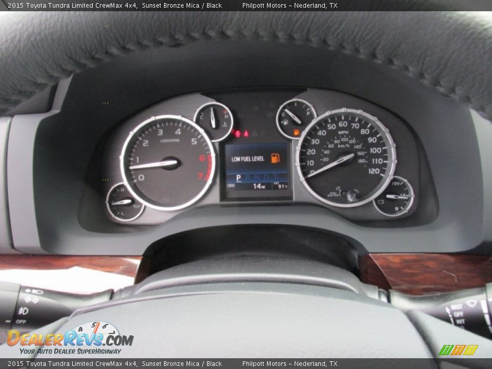 2015 Toyota Tundra Limited CrewMax 4x4 Sunset Bronze Mica / Black Photo #31