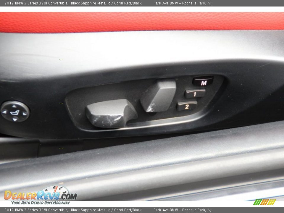 2012 BMW 3 Series 328i Convertible Black Sapphire Metallic / Coral Red/Black Photo #13