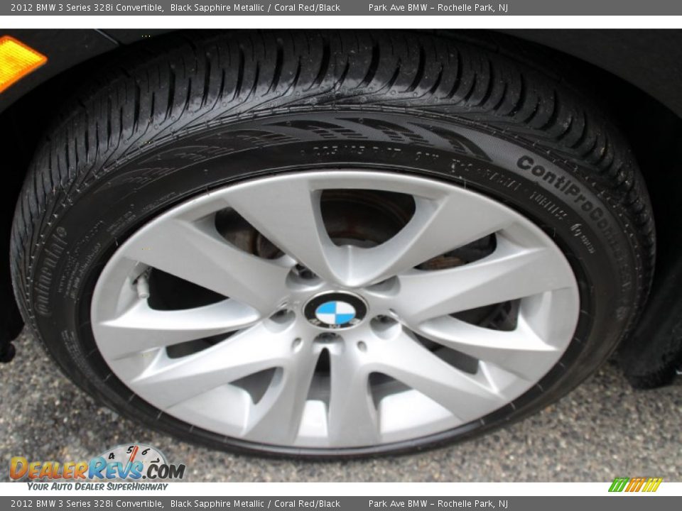 2012 BMW 3 Series 328i Convertible Black Sapphire Metallic / Coral Red/Black Photo #33