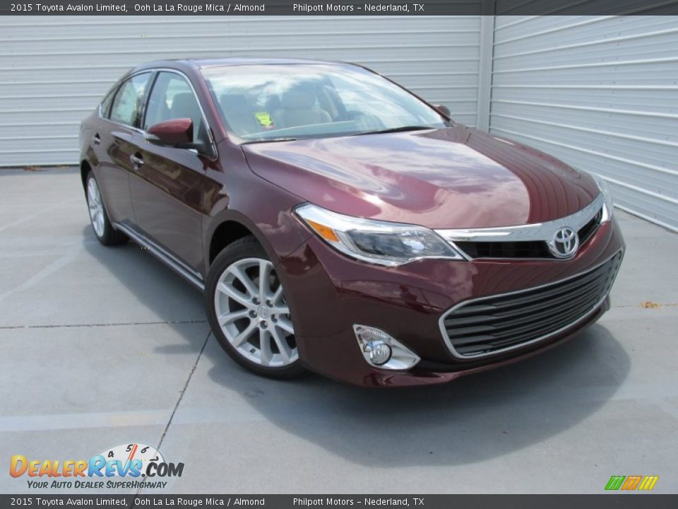 2015 Toyota Avalon Limited Ooh La La Rouge Mica / Almond Photo #1