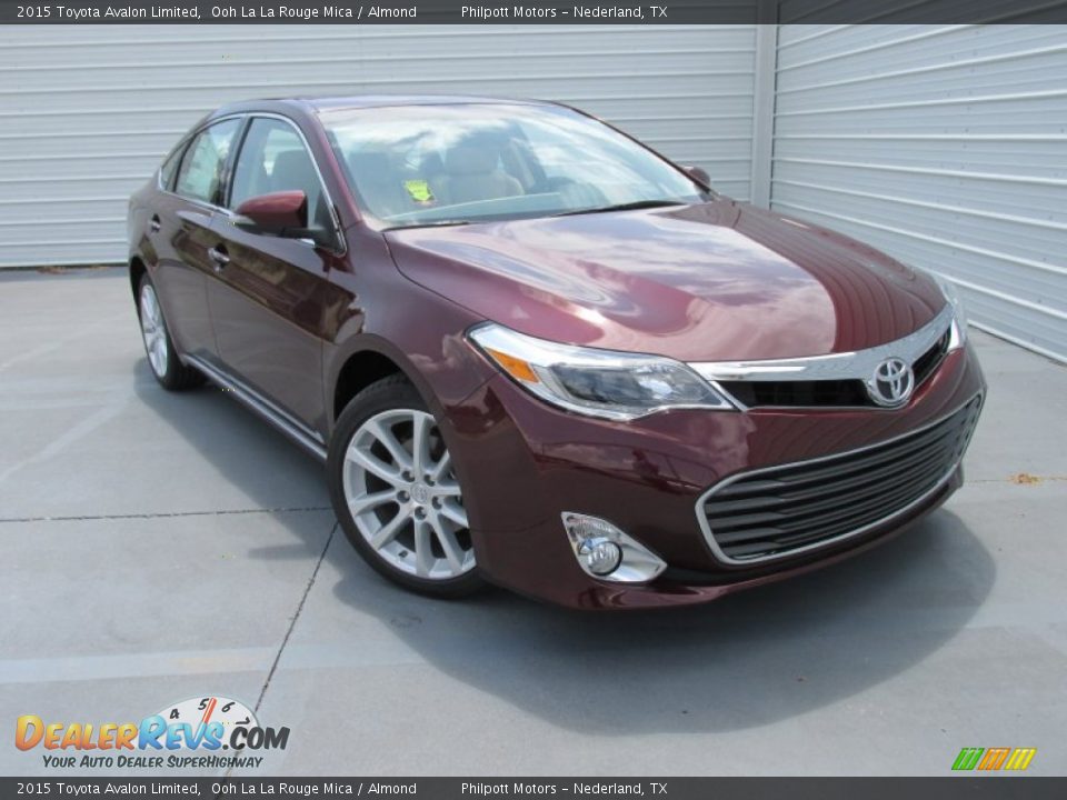 2015 Toyota Avalon Limited Ooh La La Rouge Mica / Almond Photo #2