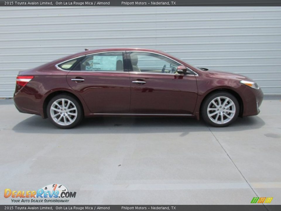 2015 Toyota Avalon Limited Ooh La La Rouge Mica / Almond Photo #3