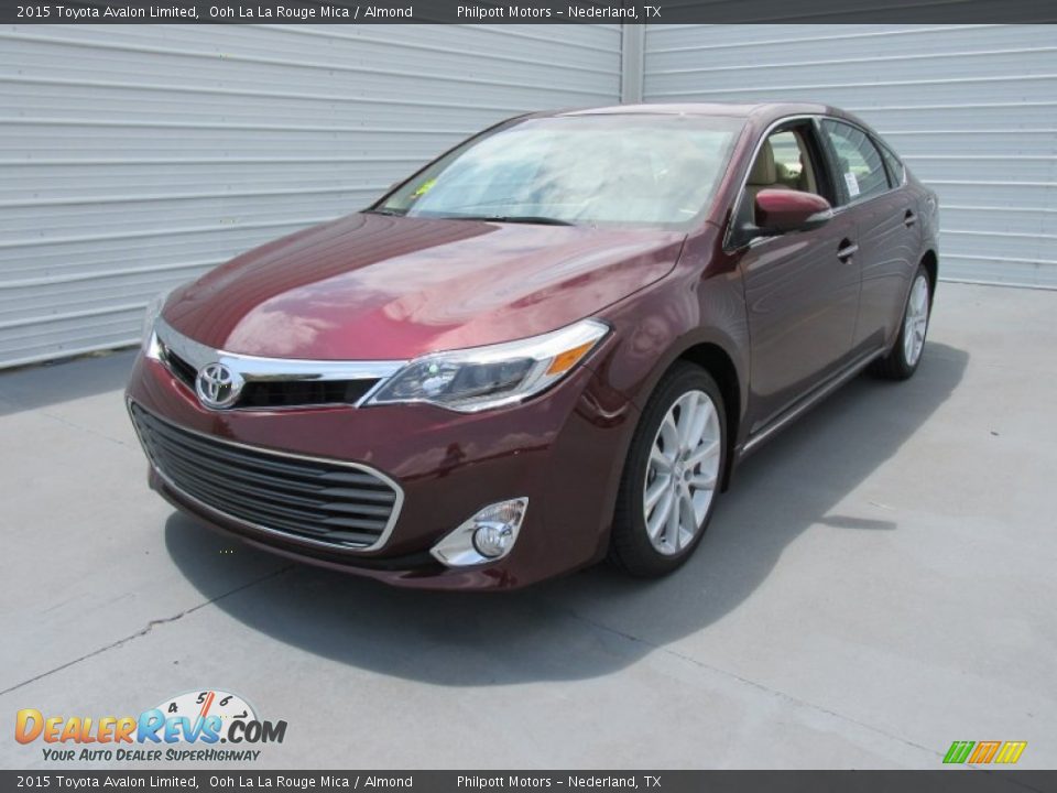 2015 Toyota Avalon Limited Ooh La La Rouge Mica / Almond Photo #7