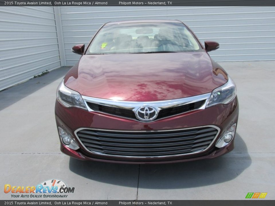 2015 Toyota Avalon Limited Ooh La La Rouge Mica / Almond Photo #8