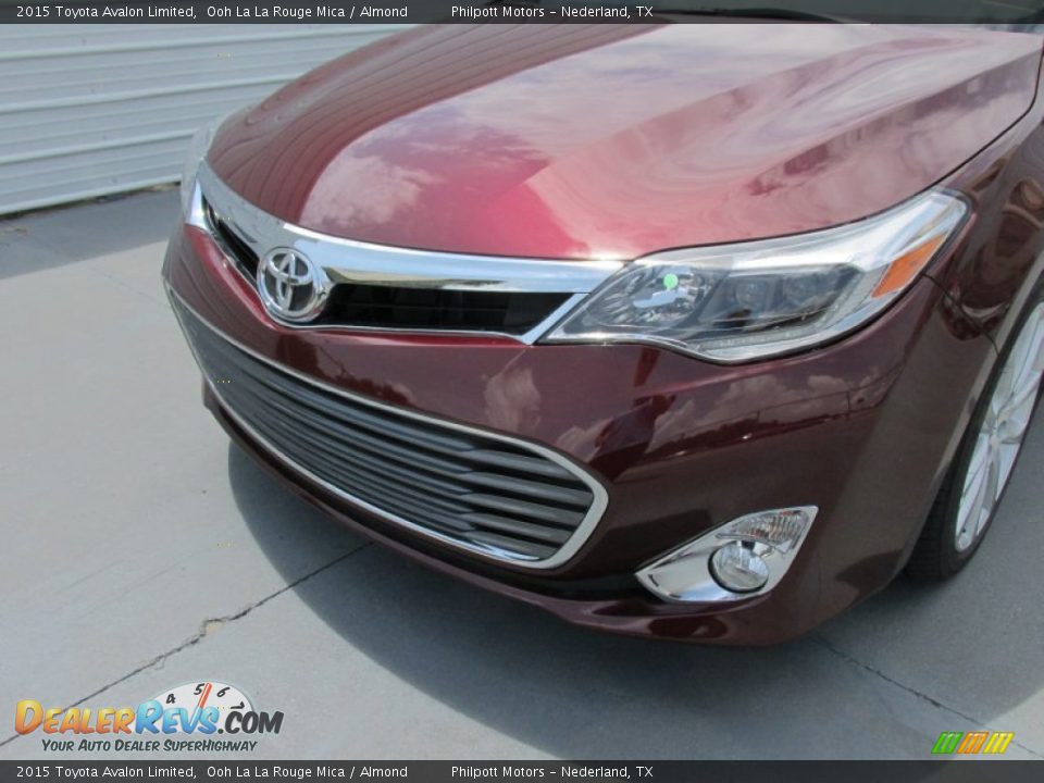 2015 Toyota Avalon Limited Ooh La La Rouge Mica / Almond Photo #10