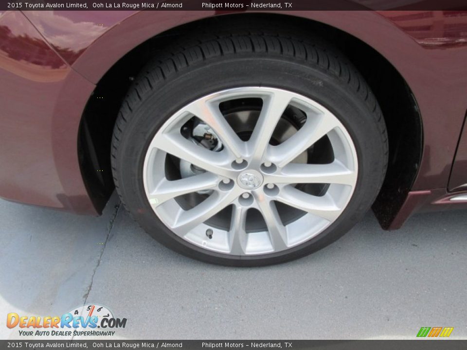 2015 Toyota Avalon Limited Ooh La La Rouge Mica / Almond Photo #11