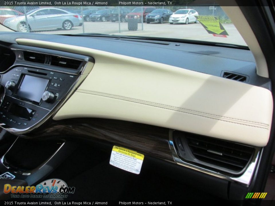 2015 Toyota Avalon Limited Ooh La La Rouge Mica / Almond Photo #16