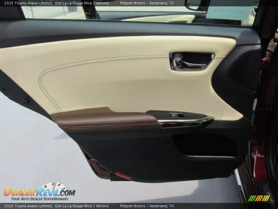 2015 Toyota Avalon Limited Ooh La La Rouge Mica / Almond Photo #17