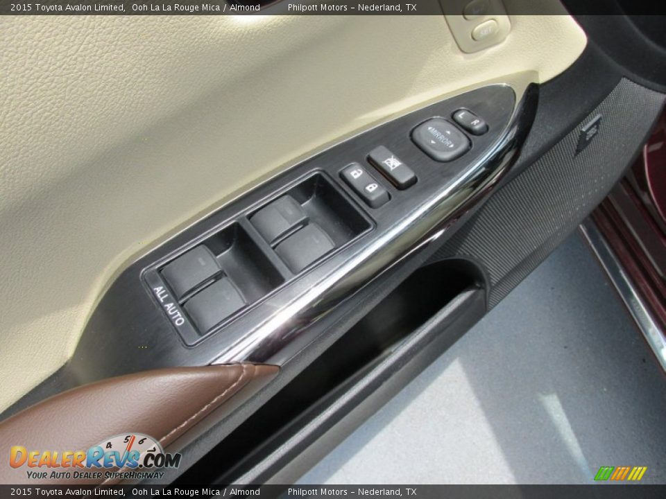 2015 Toyota Avalon Limited Ooh La La Rouge Mica / Almond Photo #20