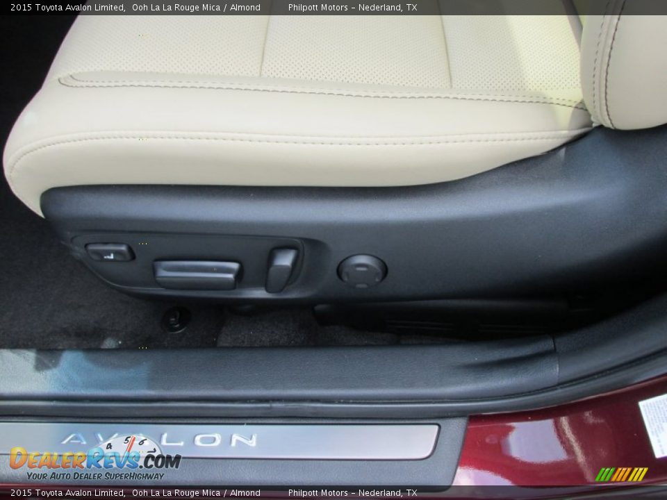 2015 Toyota Avalon Limited Ooh La La Rouge Mica / Almond Photo #22