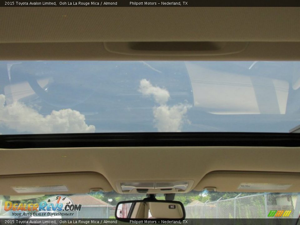 2015 Toyota Avalon Limited Ooh La La Rouge Mica / Almond Photo #23