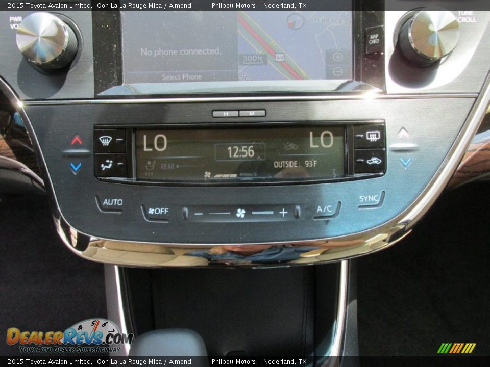 2015 Toyota Avalon Limited Ooh La La Rouge Mica / Almond Photo #27