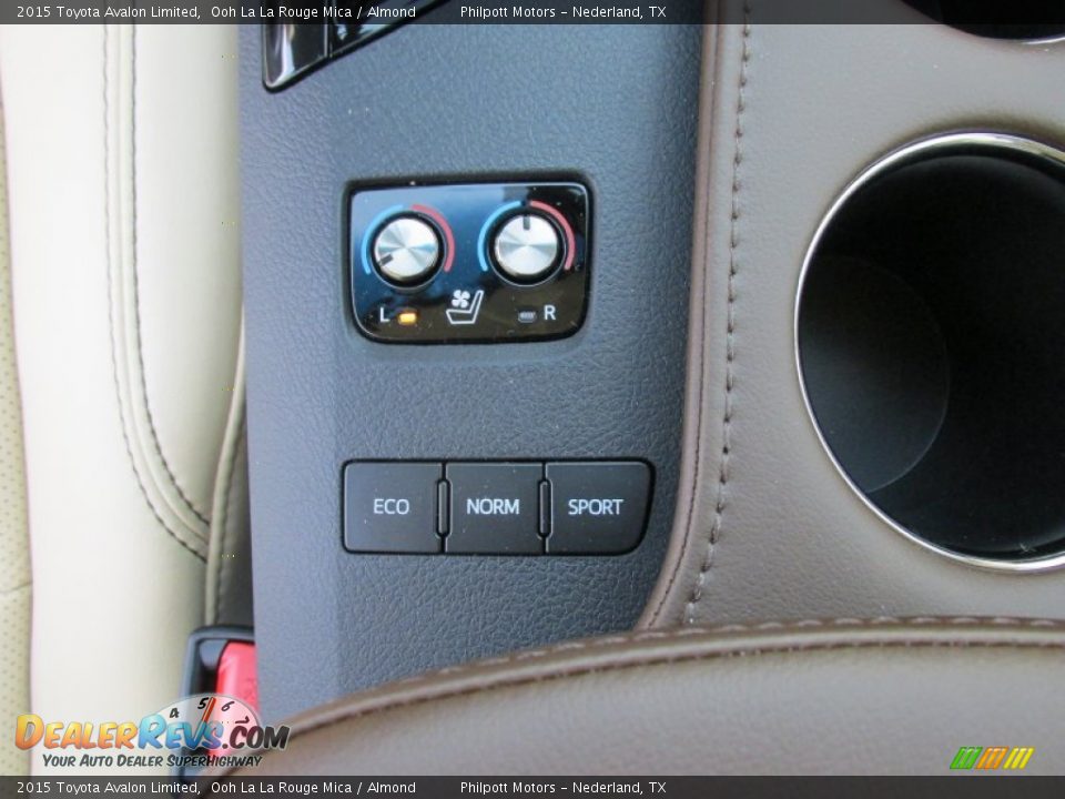 2015 Toyota Avalon Limited Ooh La La Rouge Mica / Almond Photo #30