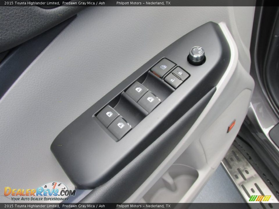 2015 Toyota Highlander Limited Predawn Gray Mica / Ash Photo #22