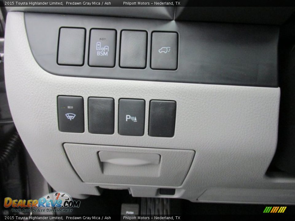 2015 Toyota Highlander Limited Predawn Gray Mica / Ash Photo #36