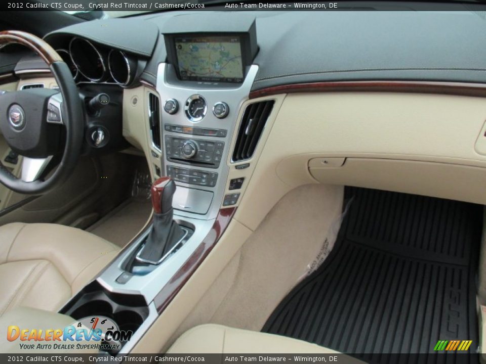 2012 Cadillac CTS Coupe Crystal Red Tintcoat / Cashmere/Cocoa Photo #15