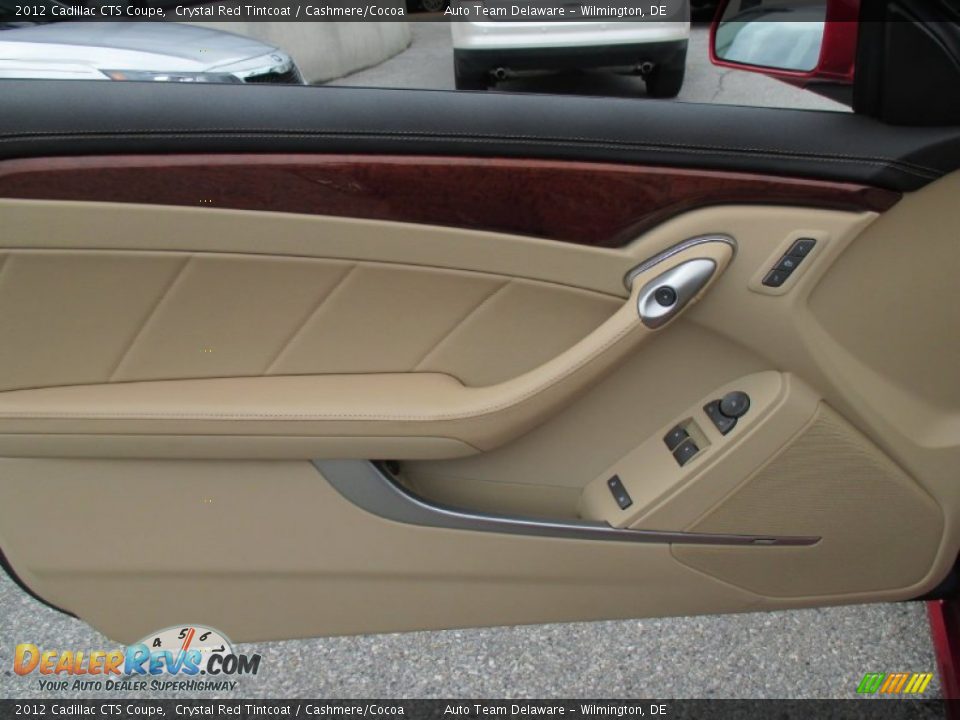 2012 Cadillac CTS Coupe Crystal Red Tintcoat / Cashmere/Cocoa Photo #20