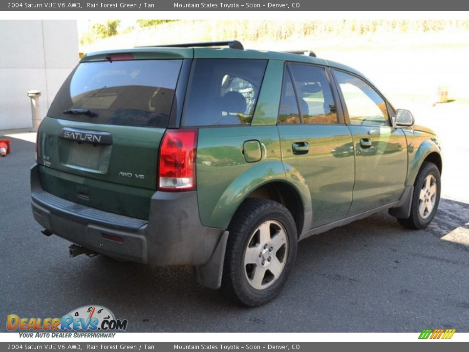 2004 Saturn VUE V6 AWD Rain Forest Green / Tan Photo #2