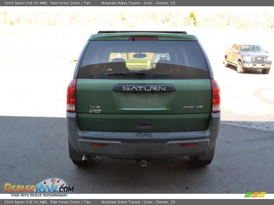 2004 Saturn VUE V6 AWD Rain Forest Green / Tan Photo #3