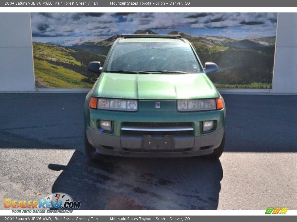 2004 Saturn VUE V6 AWD Rain Forest Green / Tan Photo #6