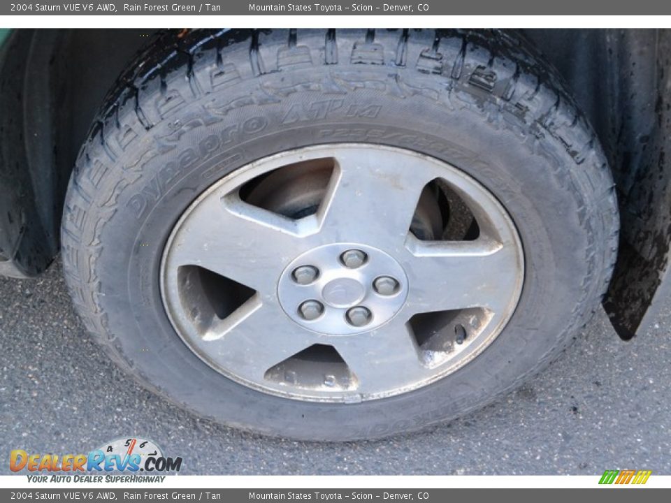 2004 Saturn VUE V6 AWD Rain Forest Green / Tan Photo #9