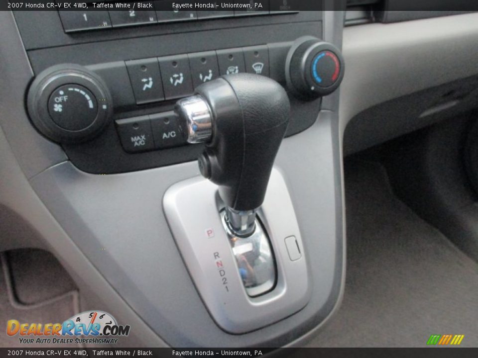 2007 Honda CR-V EX 4WD Taffeta White / Black Photo #12