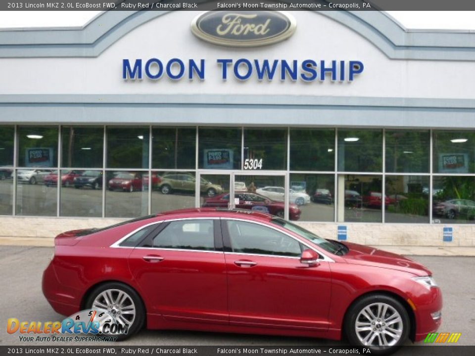 2013 Lincoln MKZ 2.0L EcoBoost FWD Ruby Red / Charcoal Black Photo #1