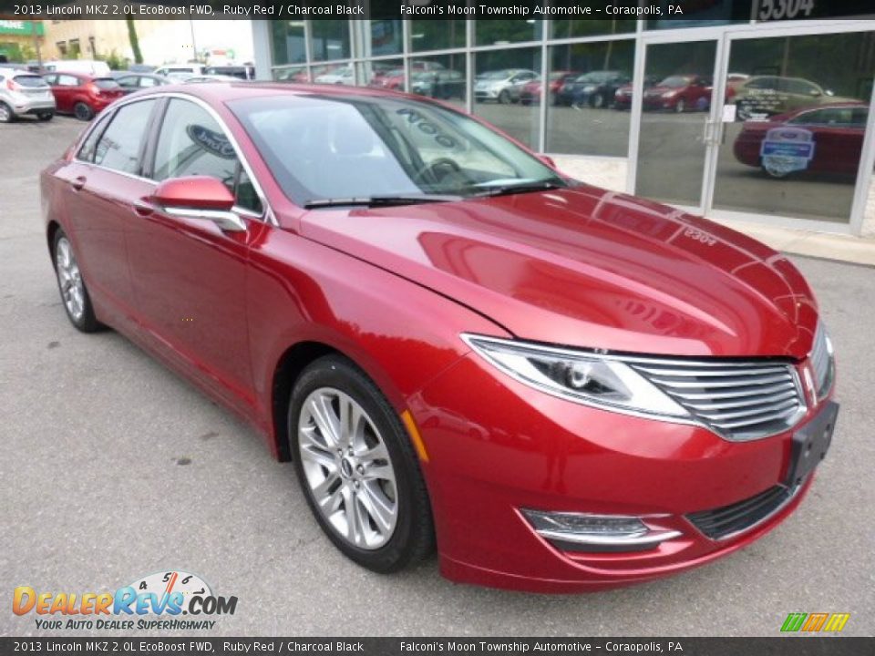 2013 Lincoln MKZ 2.0L EcoBoost FWD Ruby Red / Charcoal Black Photo #2