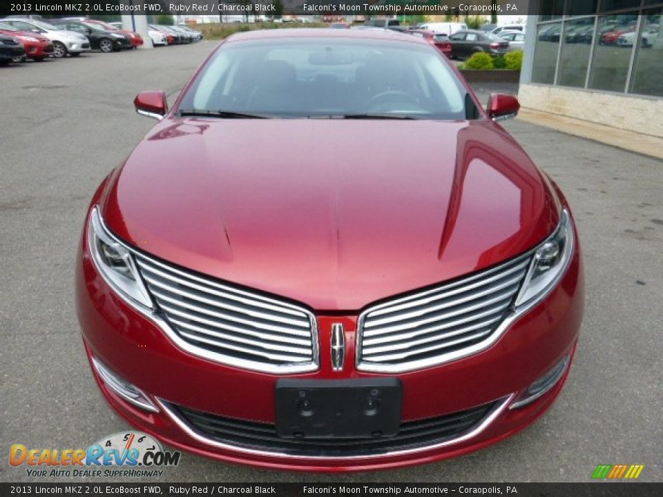 2013 Lincoln MKZ 2.0L EcoBoost FWD Ruby Red / Charcoal Black Photo #3