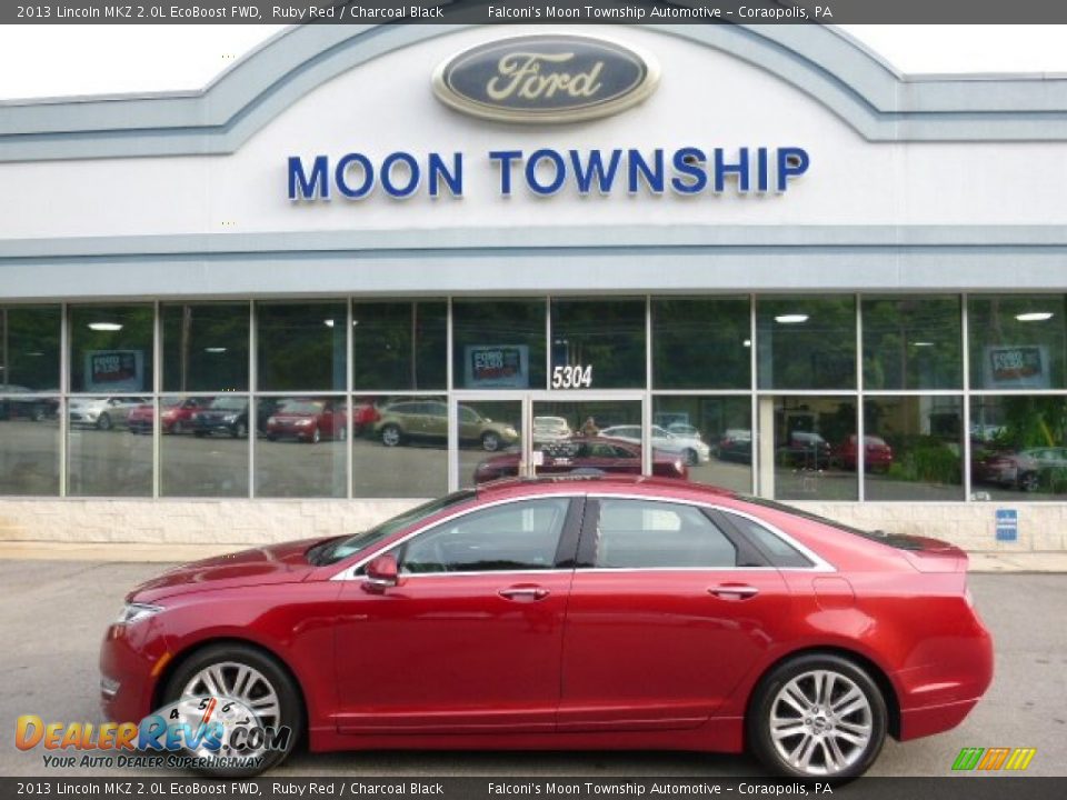 2013 Lincoln MKZ 2.0L EcoBoost FWD Ruby Red / Charcoal Black Photo #7