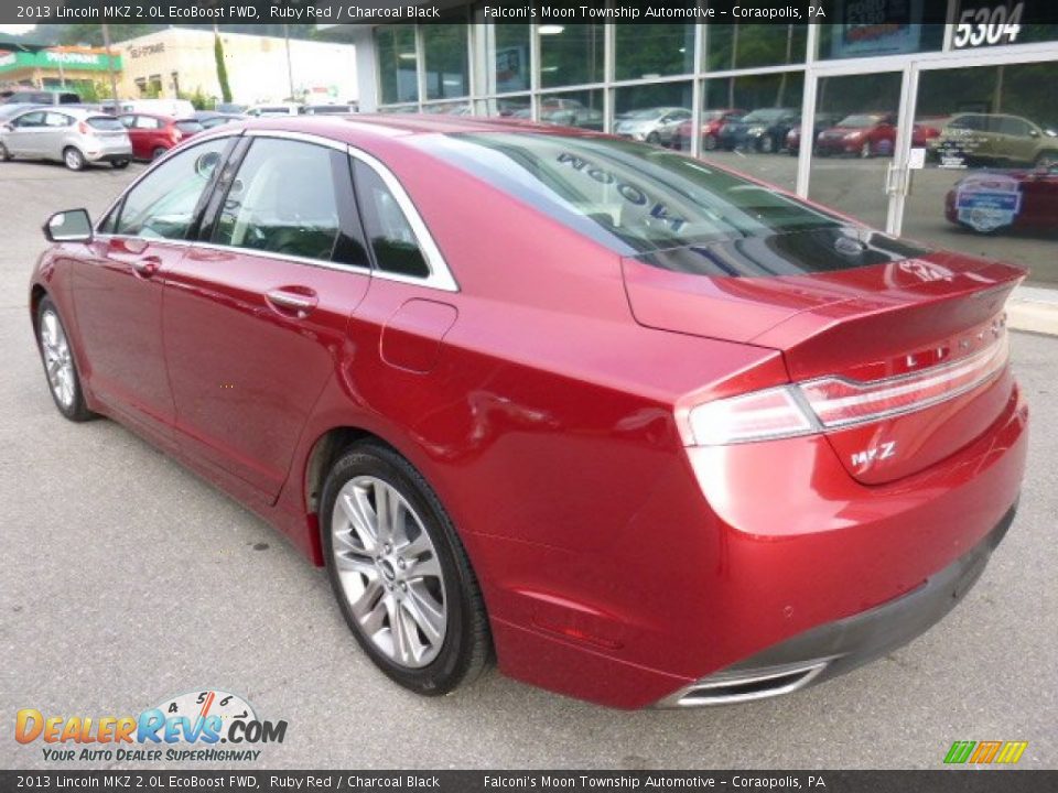 2013 Lincoln MKZ 2.0L EcoBoost FWD Ruby Red / Charcoal Black Photo #8